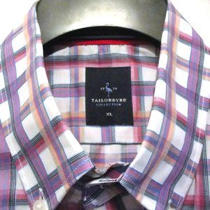 Tailorbyrd SS XL Pink Purple Orange Blue Green White.